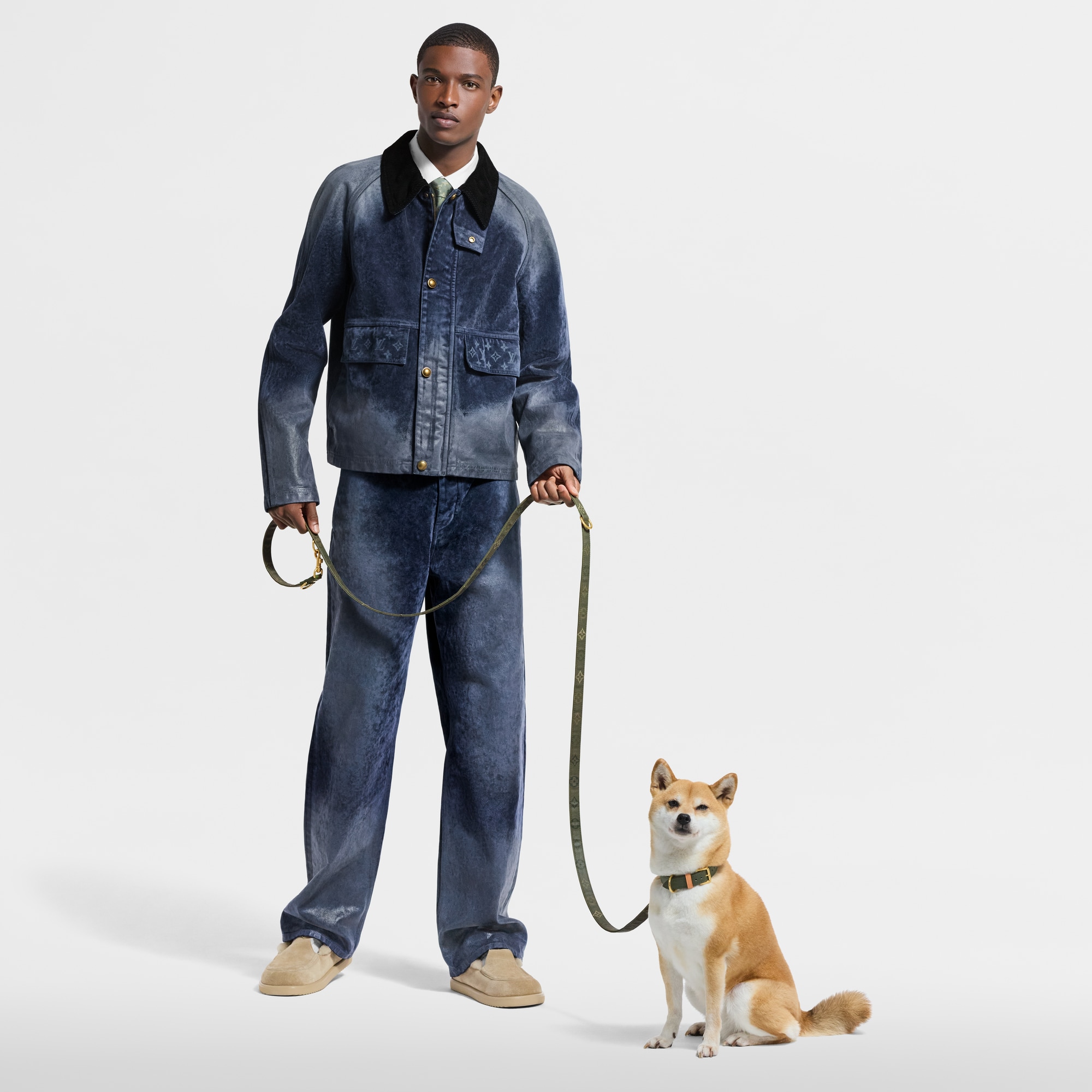 Crossbody Dog Leash MM S00 - Trunks, Travel and Home - Pets